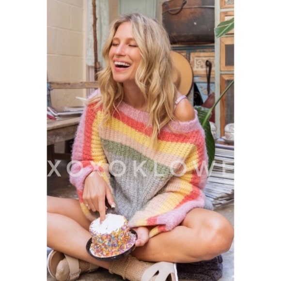 Rainbow Oversized Sweater - Picture 2 of 4